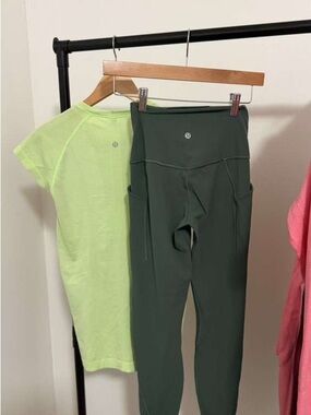 lululemon athletica Dark Green High-Rise Lote 13 piezas